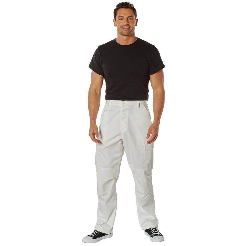 Rothco Men’s Tactical BDU Pants (Off White) Cargo Trousers Unisex