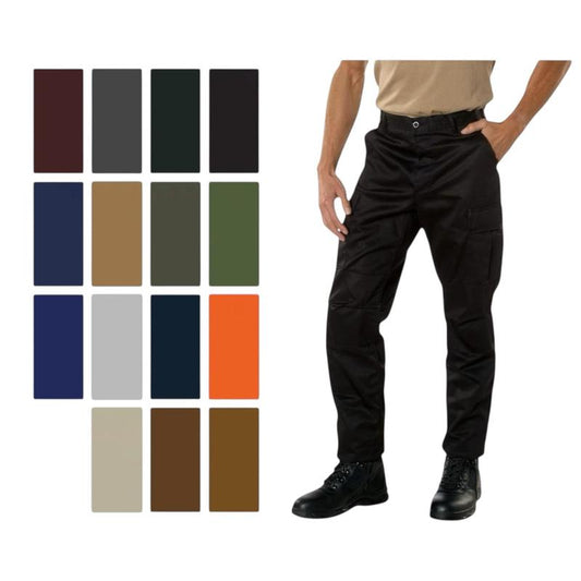 Rothco Men’s Tactical BDU Pants - Multiple Colors And Sizes, Cargo Trousers Unisex, 16 Different Colors