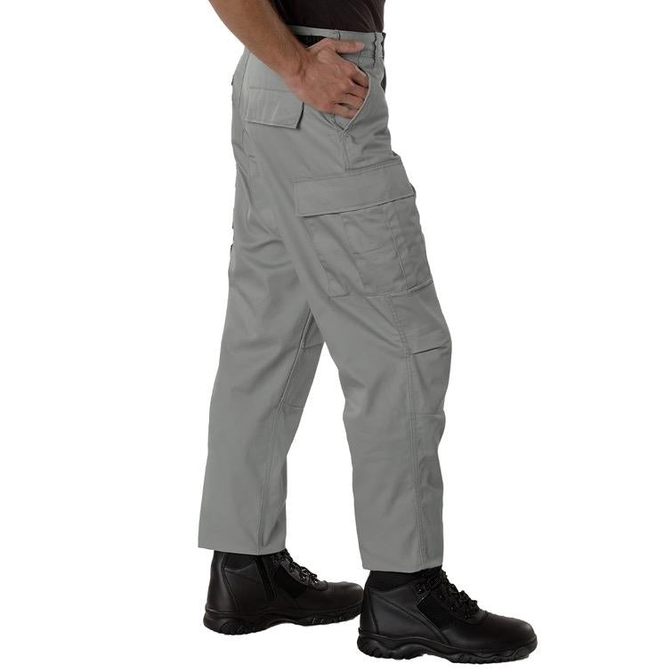Rothco Tactical BDU Pants (Grey) Menswear Casual Pants, Unisex Cargo Trousers