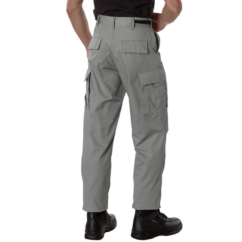 Rothco Tactical BDU Pants (Grey) Menswear Casual Pants, Unisex Cargo Trousers