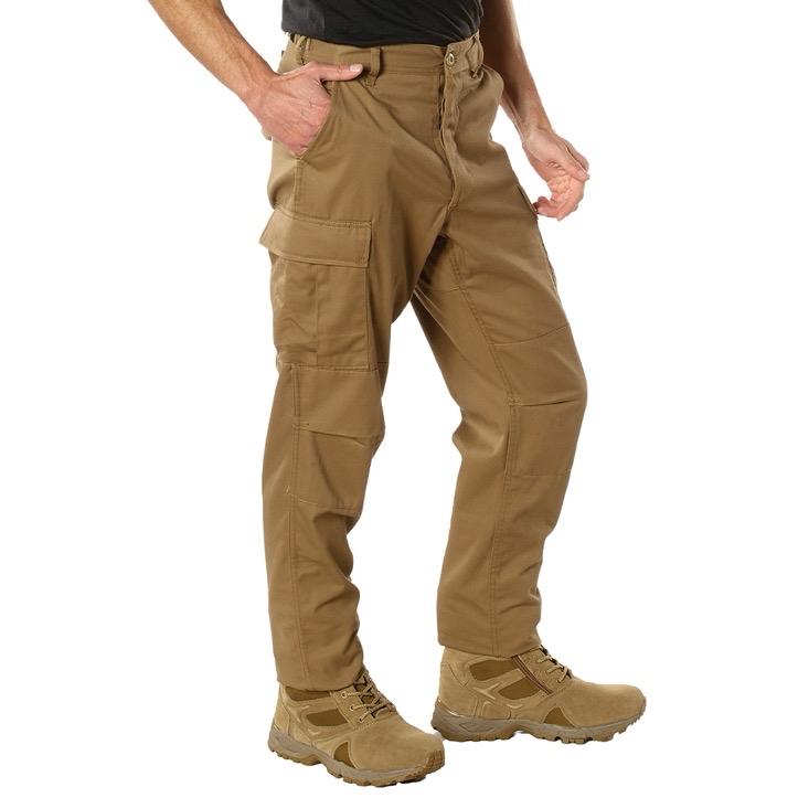 Rothco Men’s Tactical BDU Pants (Coyote Brown) Menswear Cargo Unisex Pants