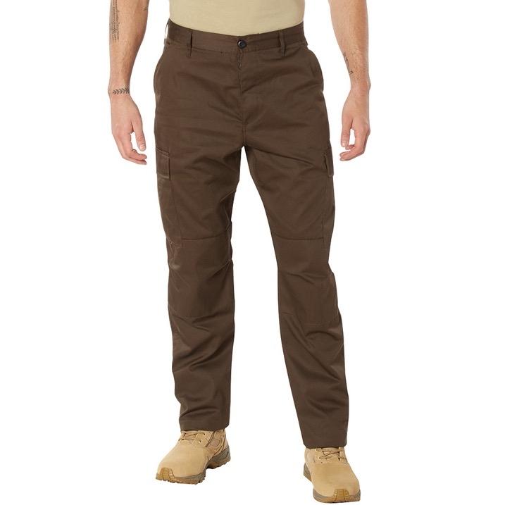 Rothco Tactical BDU Pants (Brown) - Menswear Cargo Unisex Pants