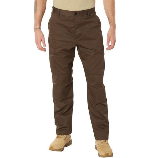Rothco Tactical BDU Pants (Brown) - Menswear Cargo Unisex Pants