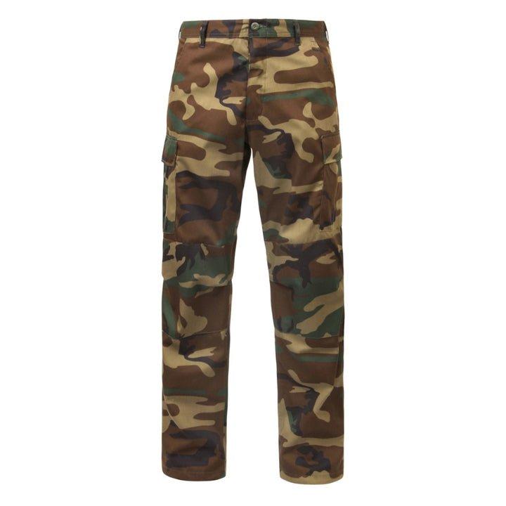 Rothco Relaxed Fit Zipper Fly BDU Pants (Woodland Camo)
