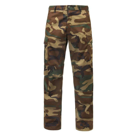 Rothco Relaxed Fit Zipper Fly BDU Pants (Woodland Camo)