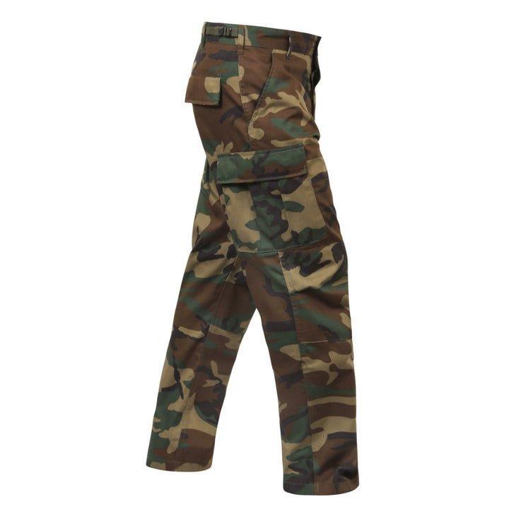 Rothco Relaxed Fit Zipper Fly BDU Pants (Woodland Camo)