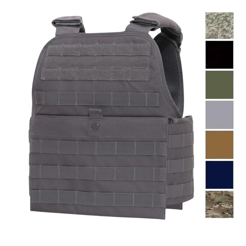 Rothco MOLLE Plate Carrier Vest - Black, ACU Digital Camo, Olive Drab, Coyote Brown, Grey, Midnight Navy Blue, MultiCam - Adult Unisex Sportsman Vest, Outdoor Lifestyle Activities