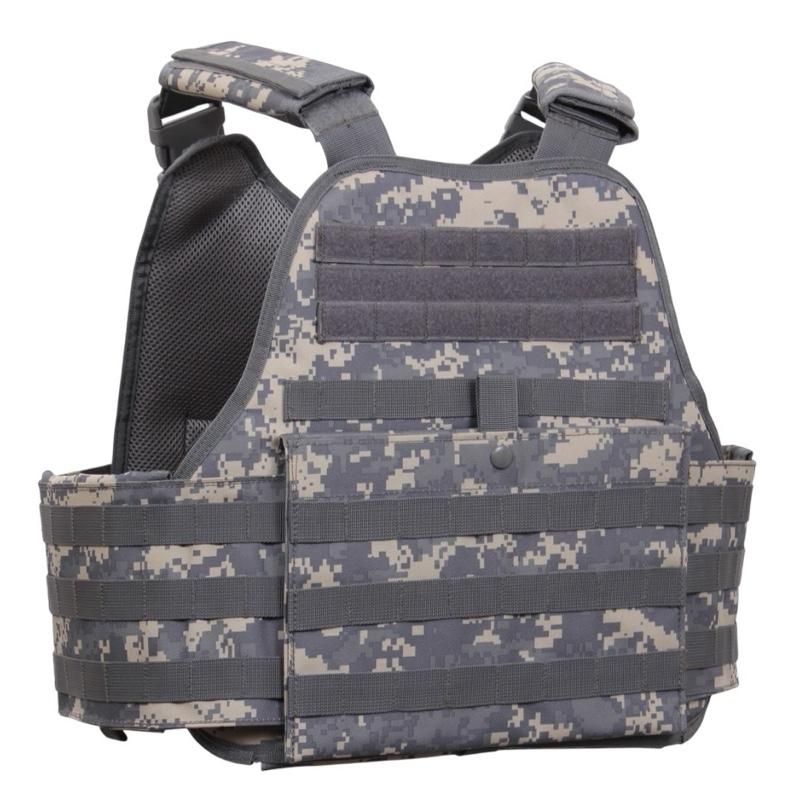 Rothco MOLLE Plate Carrier Vest - Black, ACU Digital Camo, Olive Drab, Coyote Brown, Grey, Midnight Navy Blue, MultiCam - Adult Unisex Sportsman Vest, Outdoor Lifestyle Activities