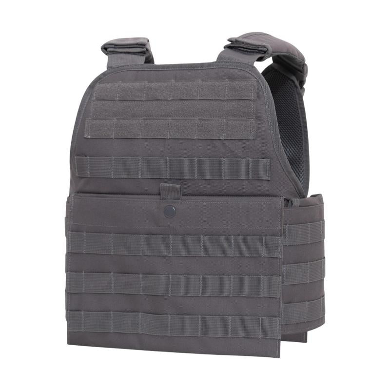 Rothco MOLLE Plate Carrier Vest - Black, ACU Digital Camo, Olive Drab, Coyote Brown, Grey, Midnight Navy Blue, MultiCam - Adult Unisex Sportsman Vest, Outdoor Lifestyle Activities